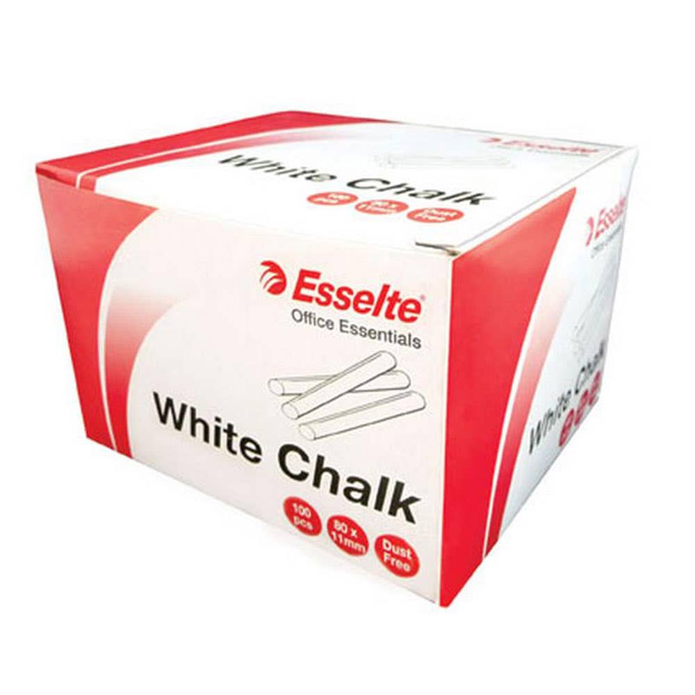 Chalk Dustless White Concord Pk 100 4913003 00508
