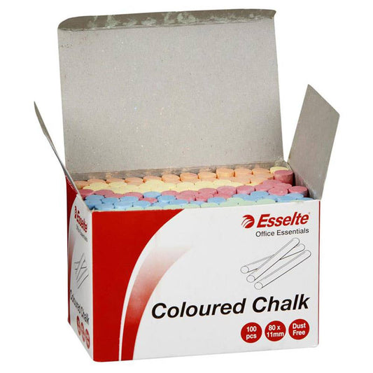 Chalk Dustless Colour Concord Pk 100 4913004 68378