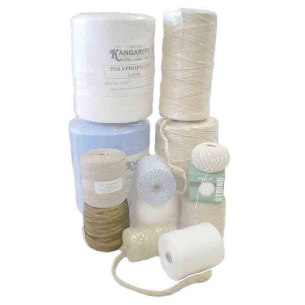 Twine Jute Plumbers Hemp 1 Ply Tex 18000 26m Reel Beige Kangarope 4915003 TWPLJ6X26