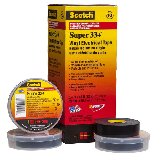 Scotch&reg; Super 33+&trade; Vinyl Electrical Tape 19mm x 20m_4918005_7000042541