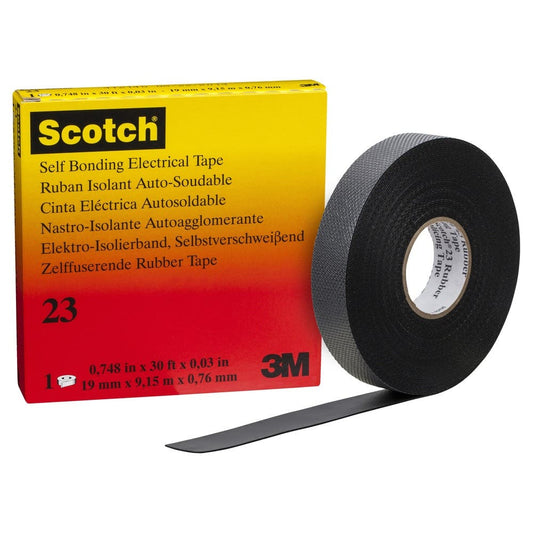 Scotch&reg; 23 Rubber Splicing Tape 19mm x 9.15m_4919001_7100179352