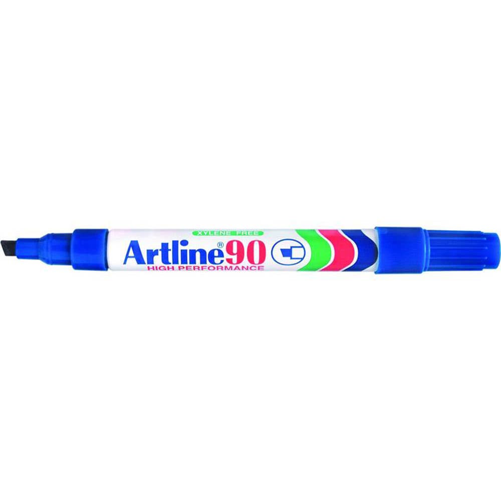 Marker Permanent Chisel Blue 2.5mm Artline 90 4921108 109003