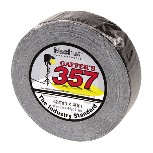 Tape Cloth Gaffer Black 48mm x 40m 357 Nashua 4933002 3158