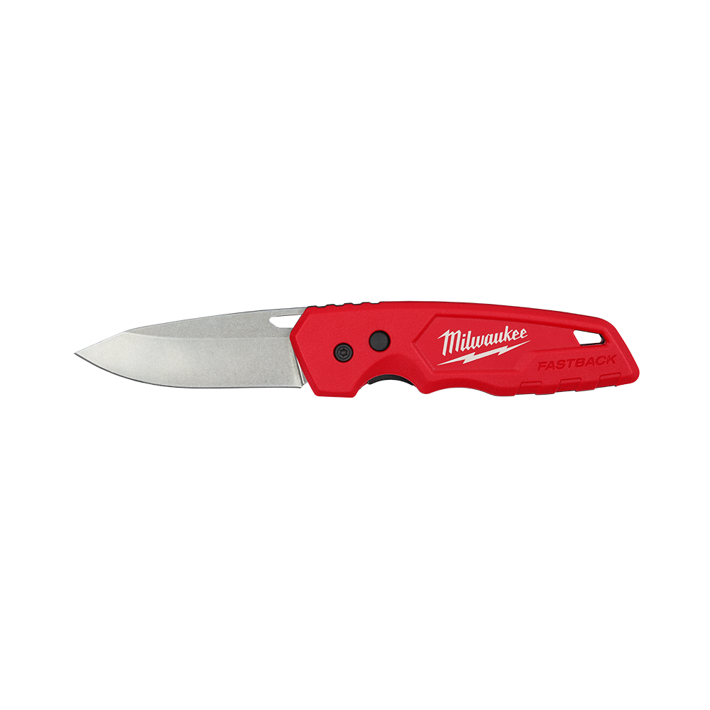 Milwaukee FASTBACK Smooth Blade Folding Knife 497935 48221520