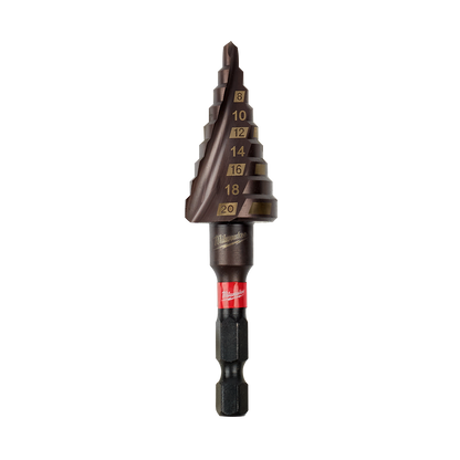 Milwaukee 48899263 Shockwave Metric 4-20mm 9 Hole Step Drill Bit 499503 48899263