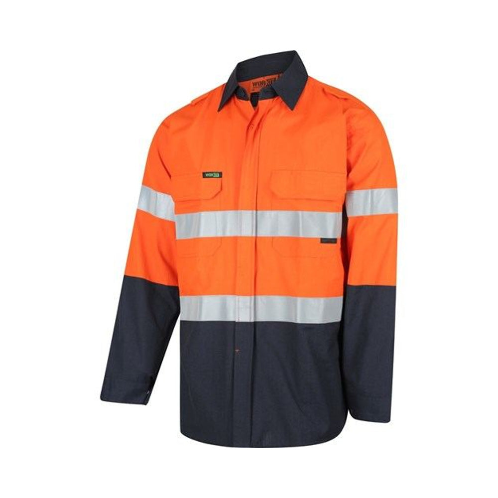 Shirt Flarex PPE2 FR 190gsm Tape Orange/Navy 3XL Workit_40113710_2820ON3XL