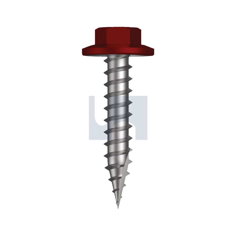 17 Flg Hex Hd Manor Red (Scoria) -Cl4 As3566 #12-11 30 - Pk 1000_40095242_TMRW4FH1211030