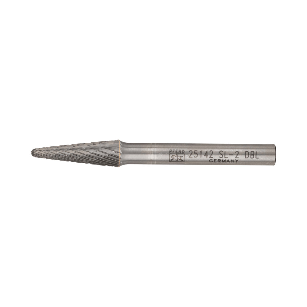 Tungsten carbide burr KEL 8.3x25.8mm shank 6.35mm Z3P medium cross cut_40107690_21725142