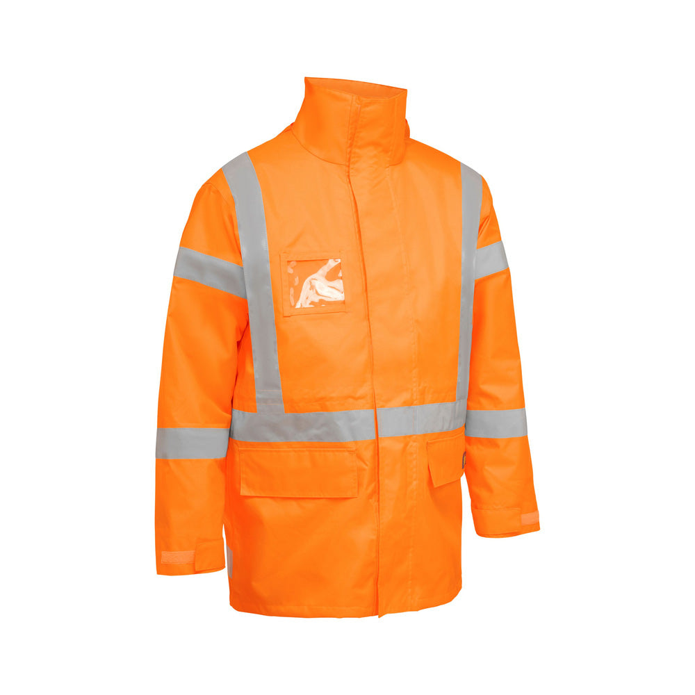 Jacket X Tape 5 in 1 Rain Poly 180gsm Rail Orange S Bisley_40114171_BJ6374XT_BVORS