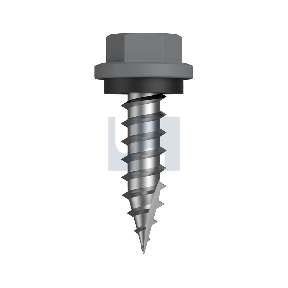 Type 17 Hex Head + Washer Bluegum -Cl4 As3566 #14-10 25 - Pk 1000_40094214_TBGW4SH1410025