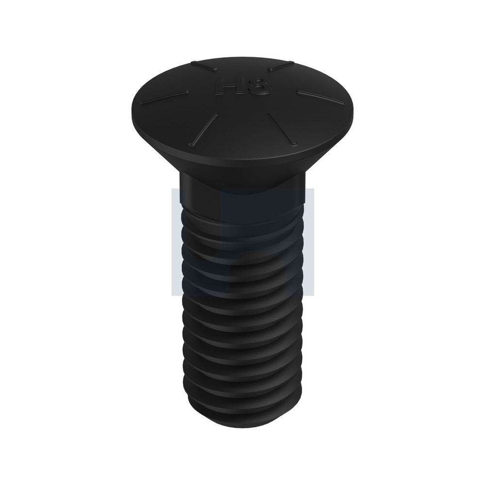 Unc Plow Bolt Sq Neck Plain Hec/Grade 8 7/16'' Unc 1-1/4'' - Pk 100_40090049_CBPG8PC0430125