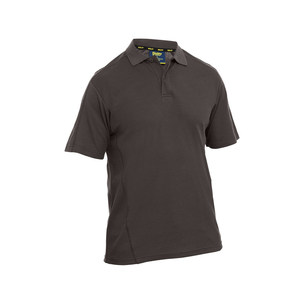 Polo S/S Cotton/Poly 160gsm Charcoal S Bisley_40114321_BK1202_BCCGS