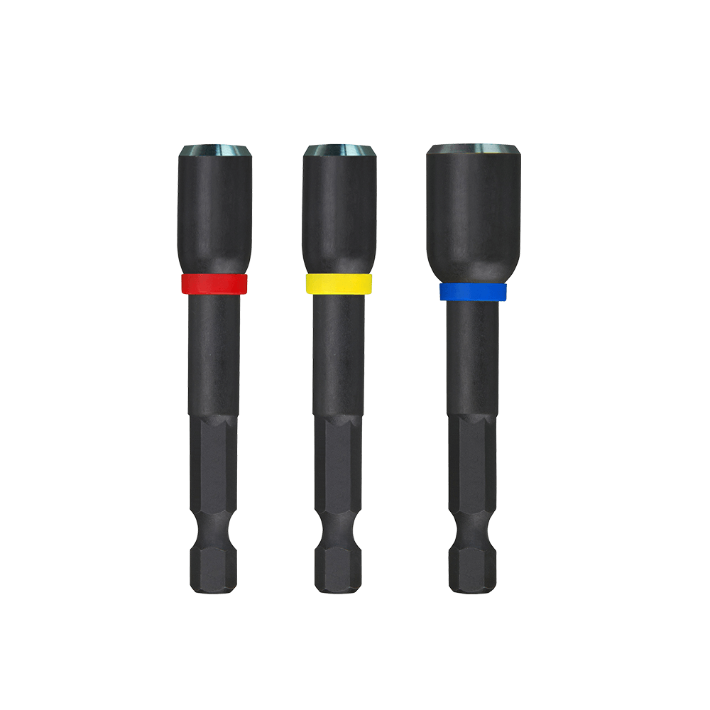 3 Pack 65mm Magnetic Nut Driver Set Milwaukee 502937 49664564