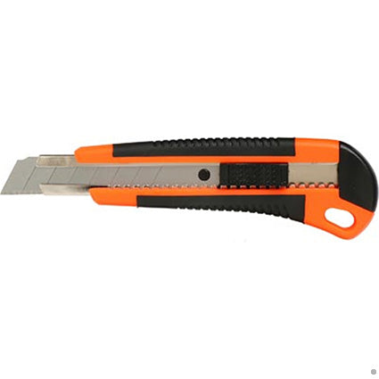 Cutter Knife Heavy Duty Auto Lock Large Orange_505027200_27515