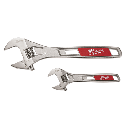 Wrench Adjustable 250mm/150mm 2pk Milwaukee 48227400 507456 48227400
