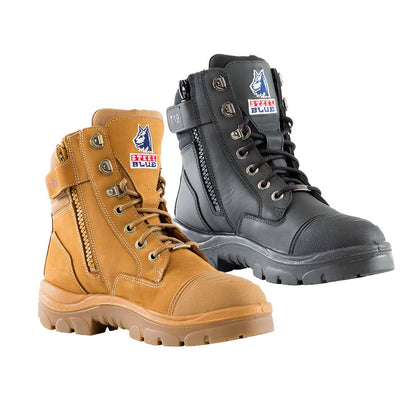 512719 Southern Cross&reg; Women's Zip-Up Safety Boots with TPU Sole Brikmakers 512719BM