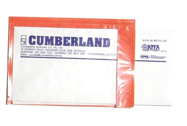 Cumberland Packaging Envelope Plain 165X115mm Red 1000 14395400 LABRED