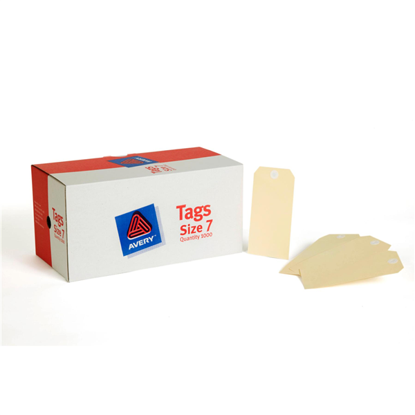 Esslete Shipping Tags No.7 73X146mm Buff Box 1000_22109200_38989