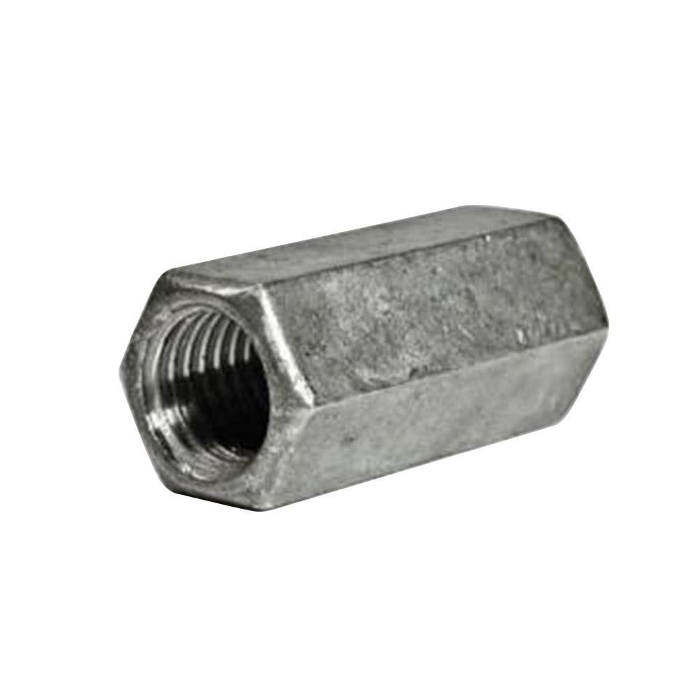 Coupling Hex Mild Steel Galvanised 10 x 40mm 5225011 AXHC05GCM10