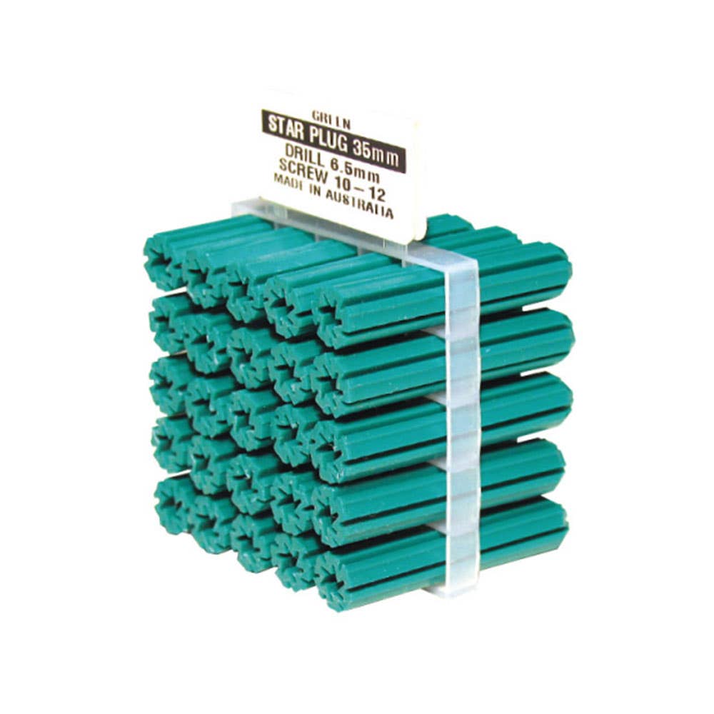 Plug Wall Plastic Green 50mm 93168147 G50-PWR