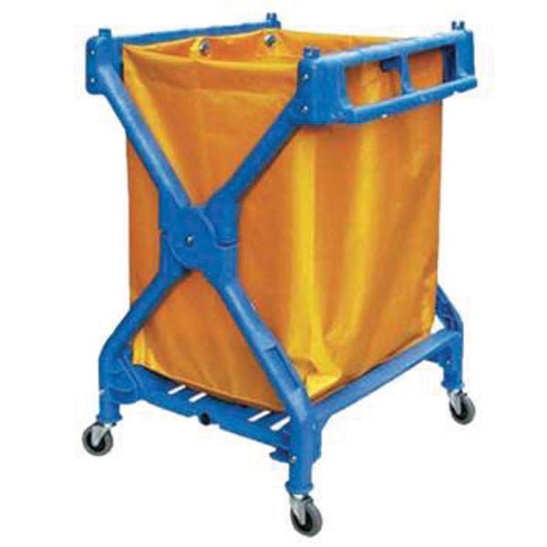 Cleanlink Scissor Trolley 71X66X95Cm Blue_1031191_12018