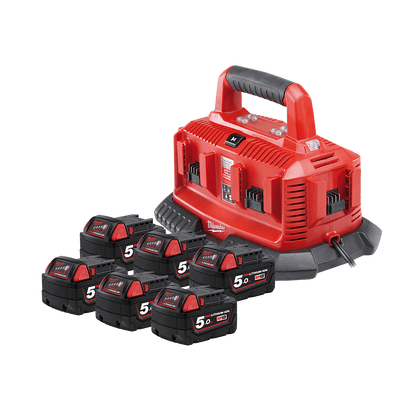M18 REDLITHIUM-ION 5.0AH SIX BAY STARTER PACK 525644 M18SP506B