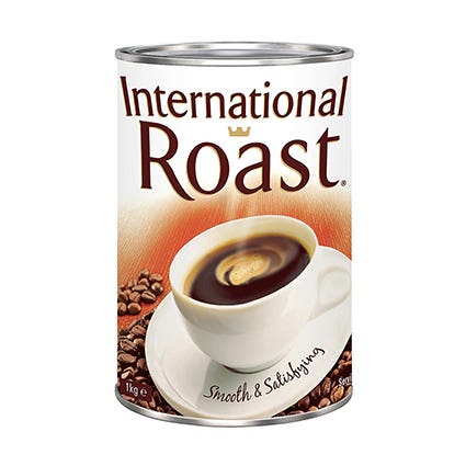 Nescafe Coffee International Roast 1kg 87000307 101150