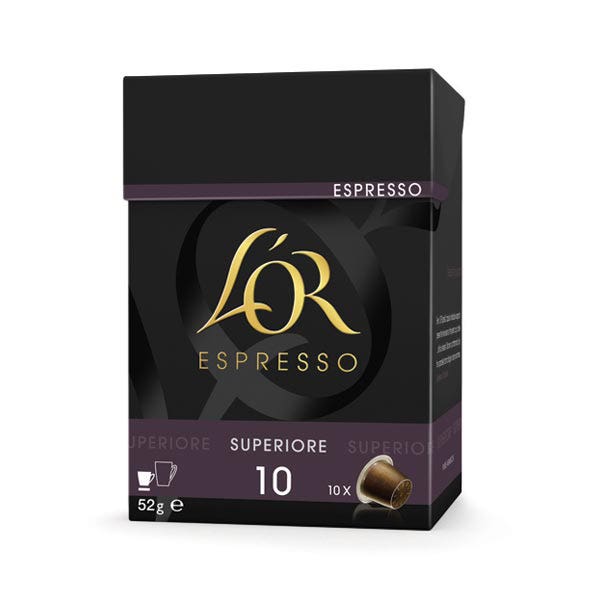 Lor Espresso Coffee Capsules Piazza Doro Lor Flavours Supremo Intensity10 1018016 4028626