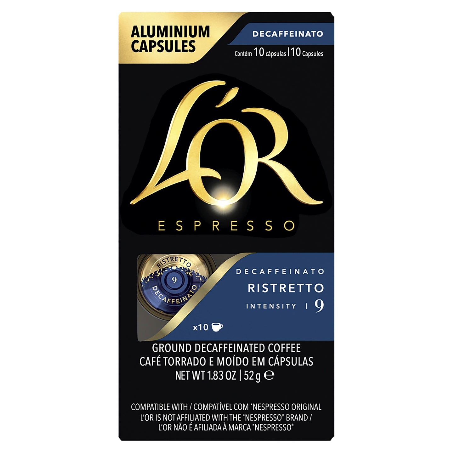 Lor Espresso Coffee Capsules Flavours Ristretto Decaf_9008245_4028615