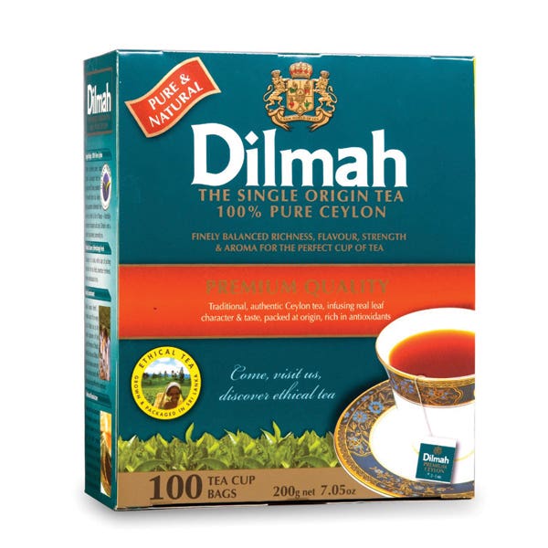 Dilmah Tea Bags Premium Ceylon Gold Box 100 87001017 82944