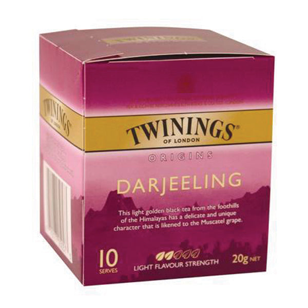 Twinings Tea Bags Darjeeling Enveloped Pack 10_87001043_80025