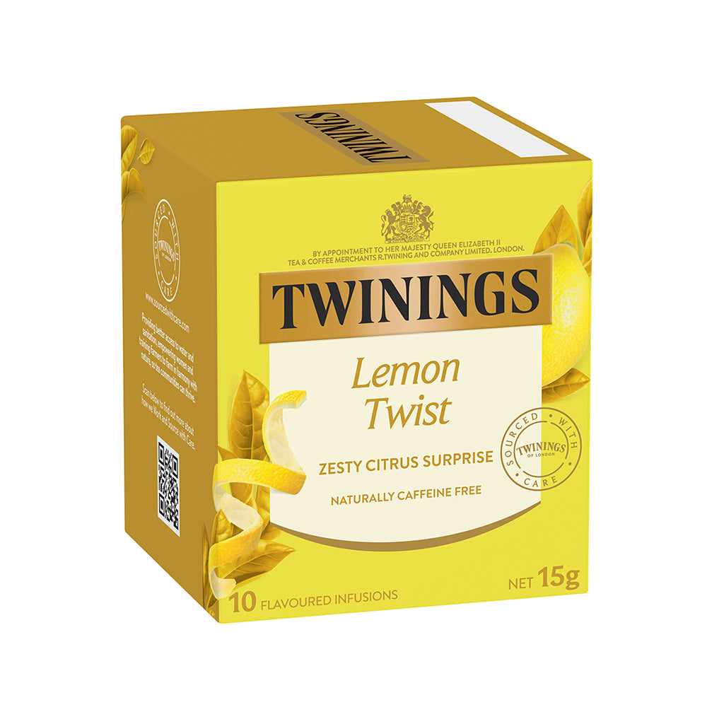 Twinings Tea Bags Lemon Twist Enveloped Pack 10_74002300_80038