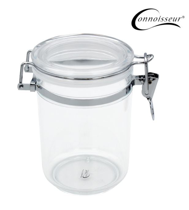 Connoisseur Acrylic Storage Canister Round Jumbo With Handle 4.5L_530065000_42620
