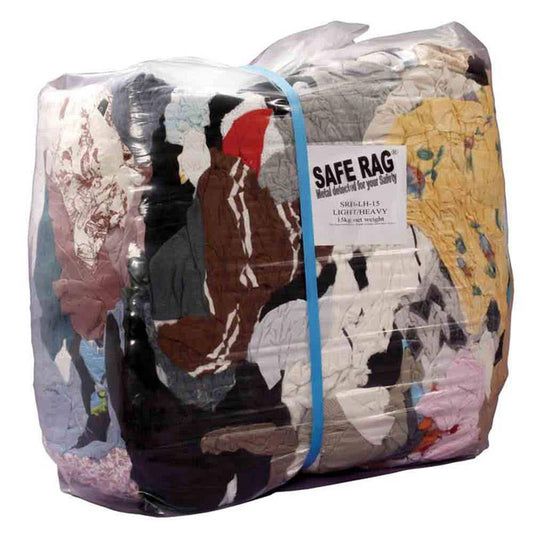 Cotton Rags Light & Heavy Weight 15kg 5301101 MIX-15KG