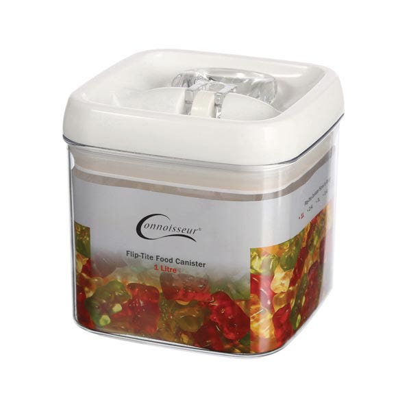 Connoisseur Flip-Tite Storage Canister Square 1.0L 1031372 424001