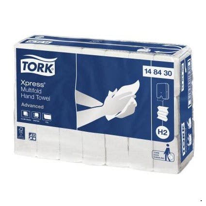 Tork Xpress 0148430 Slimline Hand Towel H2 185 Sheets Carton 21 Packs 87001101 148430