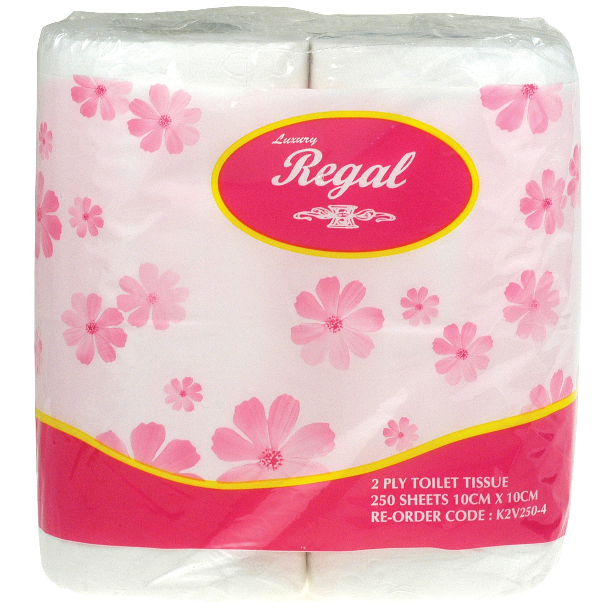 Regal Toilet Roll K2V2504 2Ply 250 Sheet Pack 4_530267000_C2V2504