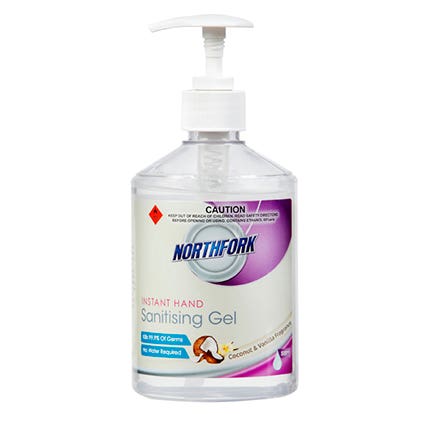 Northfork Hand Sanitising Gel Coconut Vanilla 500Ml 1040388 635090347
