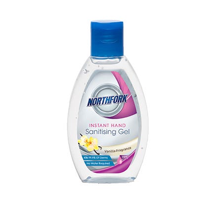 Northfork Instant Hand Sanitising Gel Vanilla 70ml 1025415 635090200
