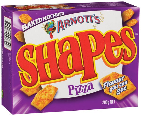 Arnotts Biscuits Shapes Pizza 190g 87000141 660148