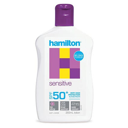 Hamilton Sunscreen Sensitive Lotion SPF50+ 265ml 1040367 7242KP