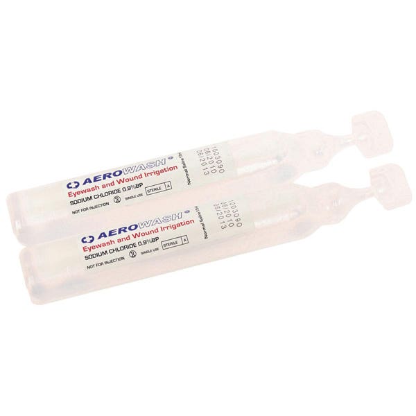 St John First Aid Saline Eye Wash 15Ml Steritube (10) 1028760 AE-AW2000LB