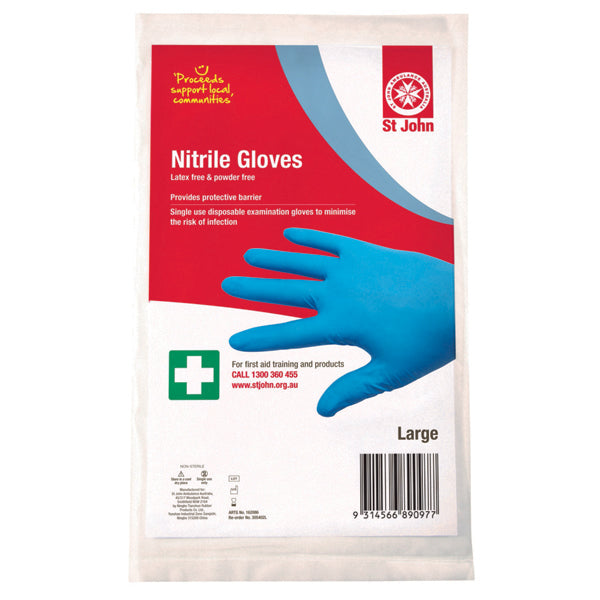 St John Gloves Nitrile Powder Free Large_530918200_305410L