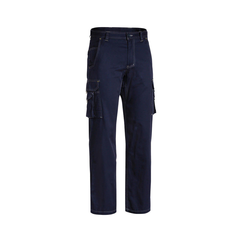 Pants Cargo 102ST Navy Cotton Drill 190gsm Vent Bisley_36001866_BPC6431_BPCTS02