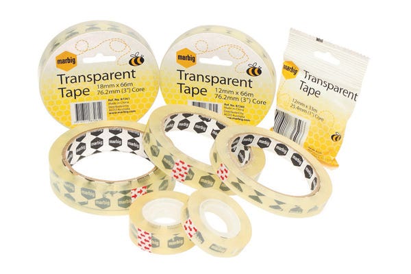 Transparent Office Tape 12mm x 66m 38950000 87260