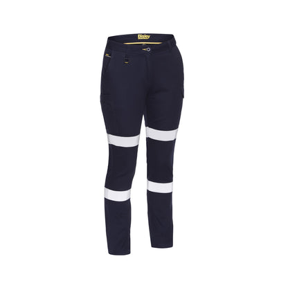Pants Womens Taped Cotton Cargo Bisley 20 Navy BPL6115T_40017760_BPL6115T_BPCT20