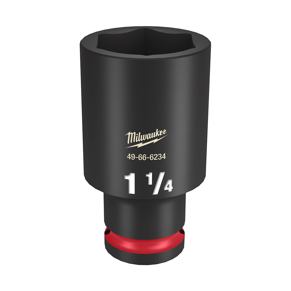 Shockwave  Drive 1-1/4 Deep 6 Point Impact Socket Milwaukee 548508 49666234