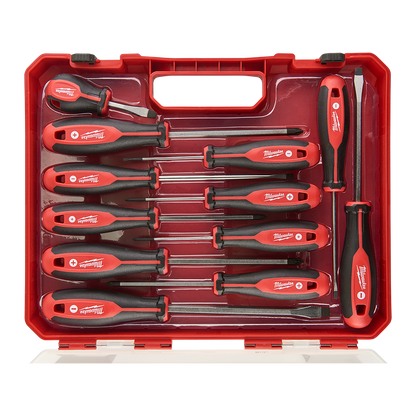12 Piece Screwdriver Set Milwaukee 548554 4932472003
