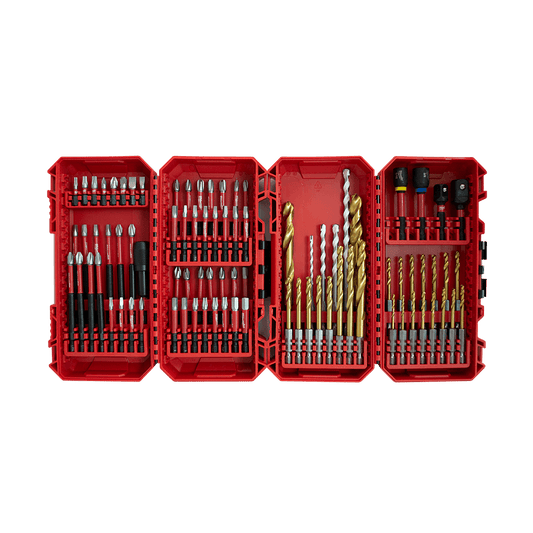 Shockwave 86 Piece Comprehensive Drill And Drive Set Milwaukee 549703 48325105