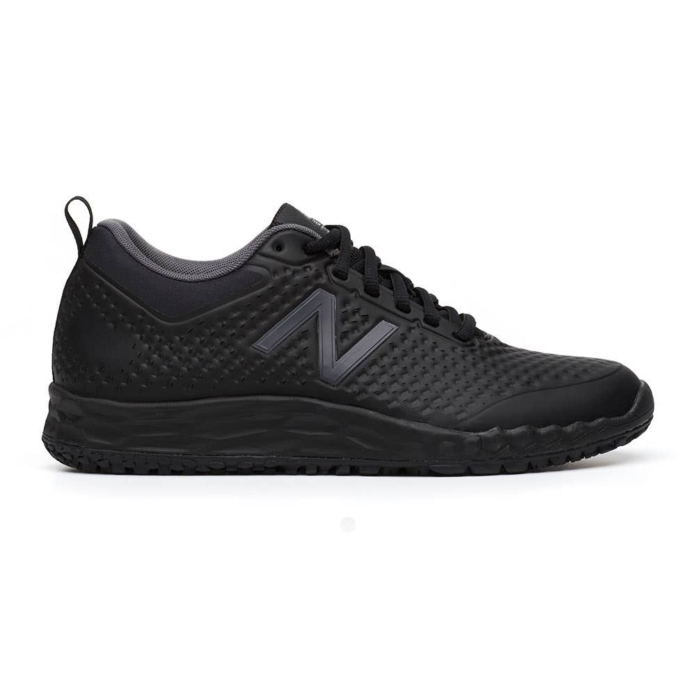 Shoe Lace up Ladies Black Slip Resistant 806 Size US 10 New Balance_55037876_WID806K1/BLK/US10/UK8